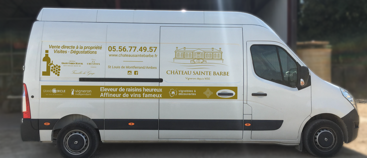support de communication cover vehicule chateau sainte barbe